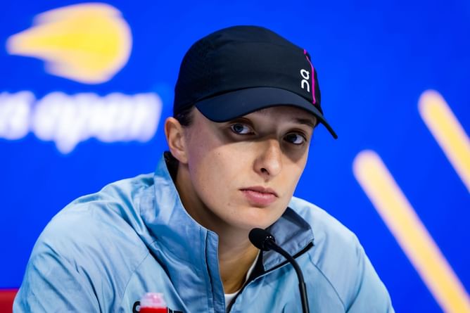 Iga Swiatek press conference: Everything Pole said after heartbreaking US Open loss, from tense exchange with reporter to addressing match delay