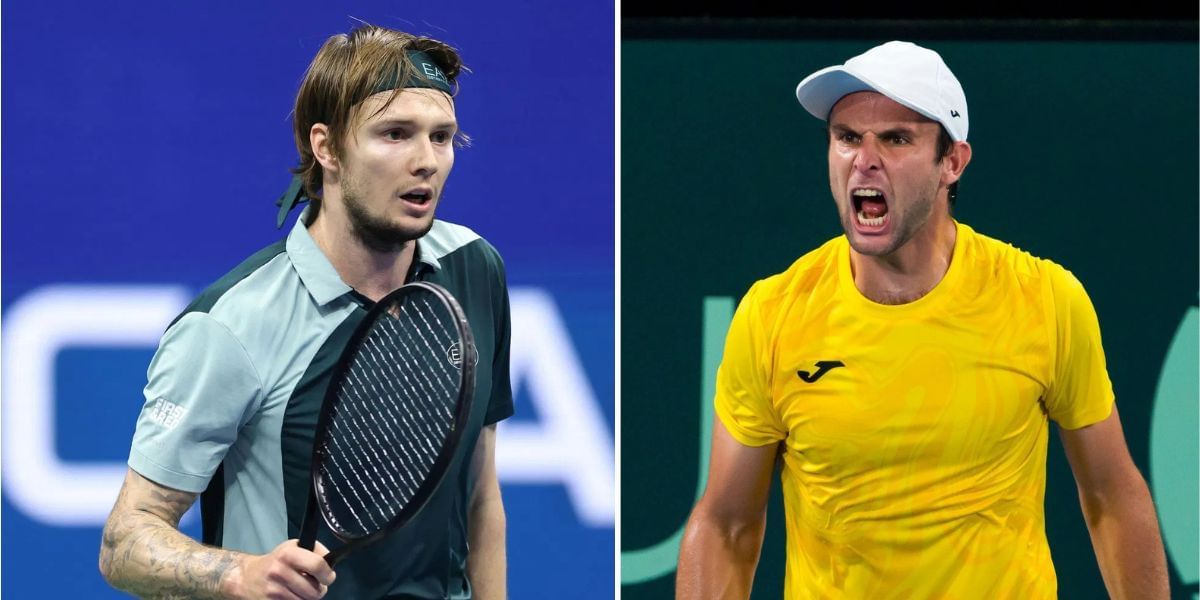 Alexander Bublik to renew his rivalry with Aleksandar Vukic for a QF spot at Hangzhou Open | Image Source: Getty
