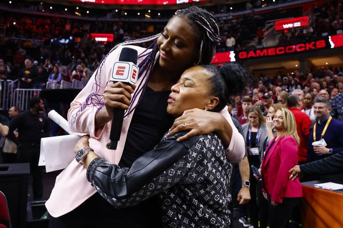 Aliyah Boston's former coach can't contain her excitement as Bree Hall signs with the Fever: "Push them over the playoff line"