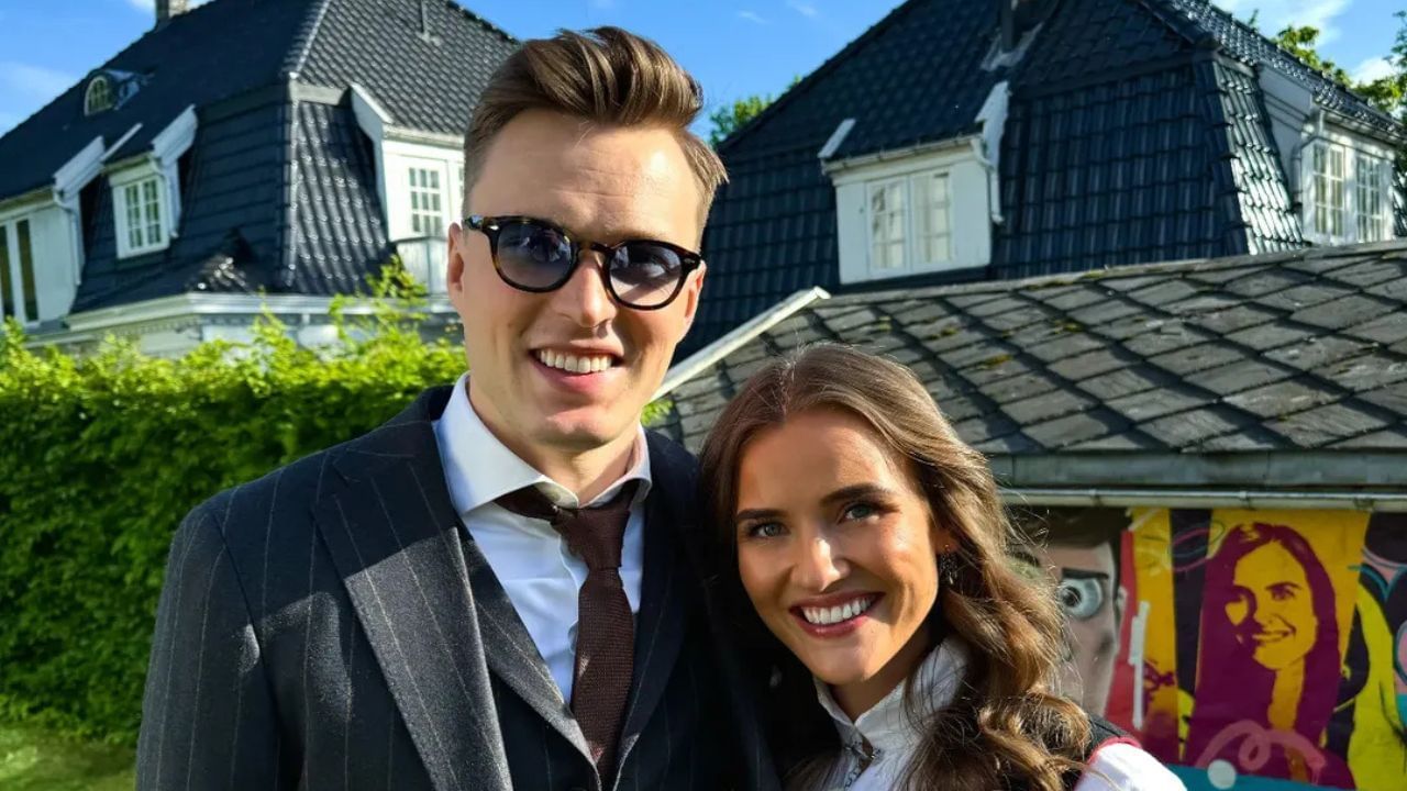 Karsten Warholm and his girlfriend Oda Djupvik (Image via: @kwarholm on IG)