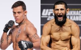Caio Borralho gets 100% real about potentially fighting "friend" Khamzat Chimaev despite having previously trained with him