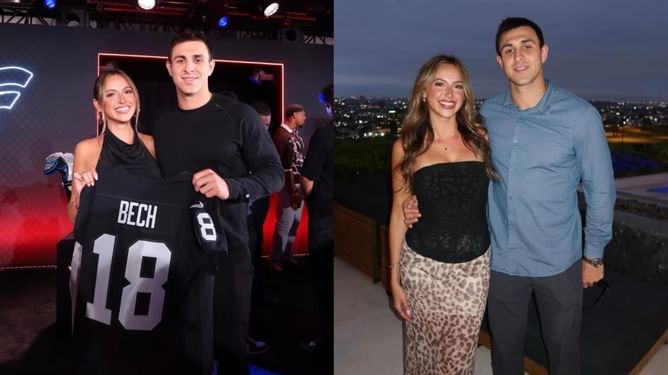 Jack Bech’s girlfriend Kylie Young recaps fun Raiders weekend in custom tee despite crushing Chargers loss