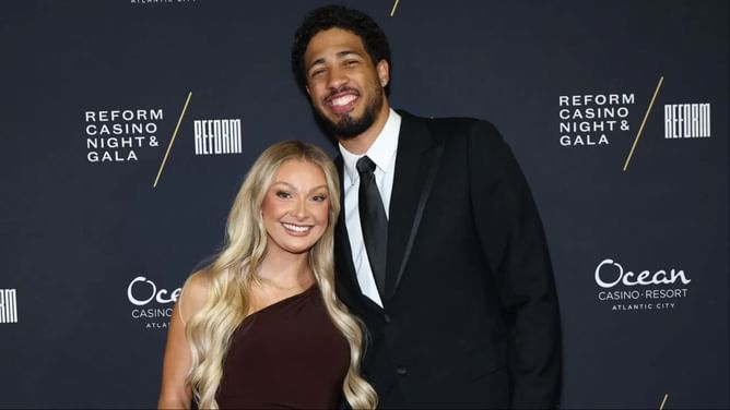 "My forever date" - Tyrese Haliburton makes feelings clear after turning heads with fiancée Jade Jones at casino gala
