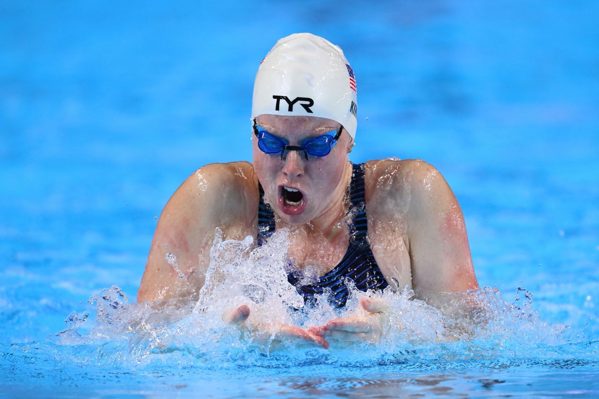 Lilly King in action at the 2025 World Aquatics Championships[Image Source: Getty]