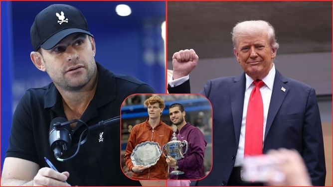 "I saw no less than 47 machine guns" - Andy Roddick opens up about Donald Trump causing 'strange' scenes & delay during US Open final