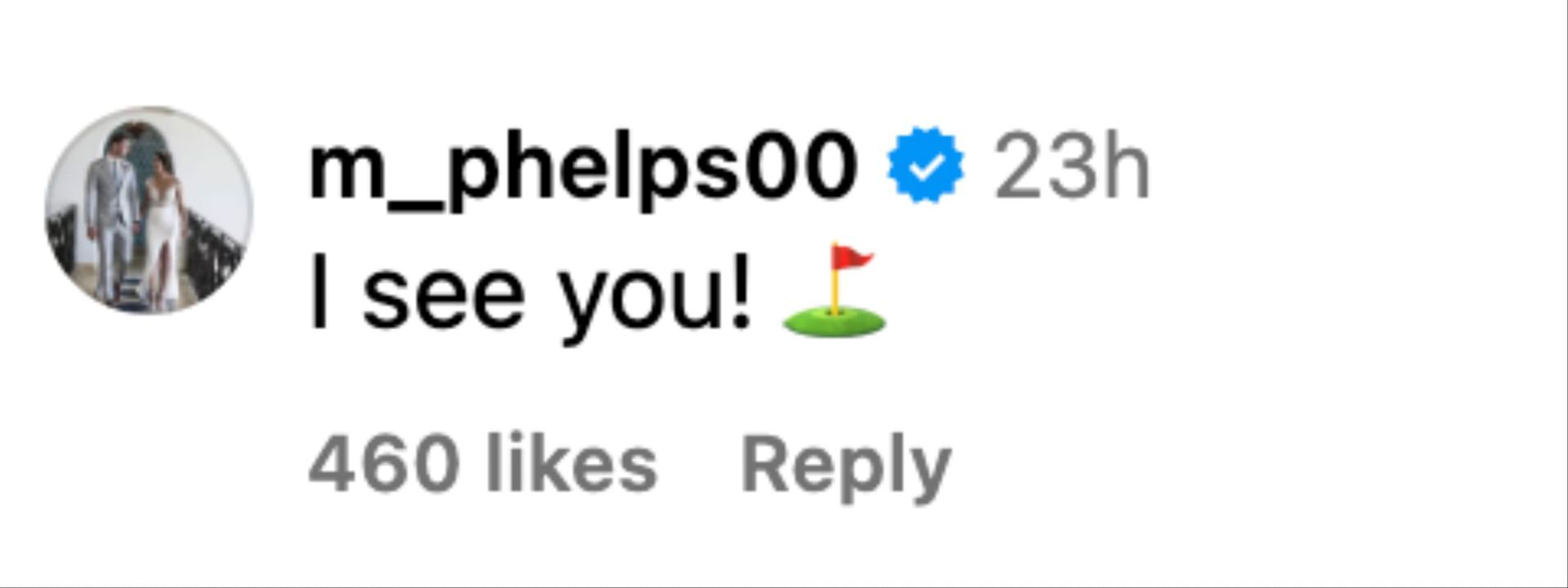 Michael Phelps commented on Kevin Hart&#039;s post. (Credits: IG/Kevin Hart)