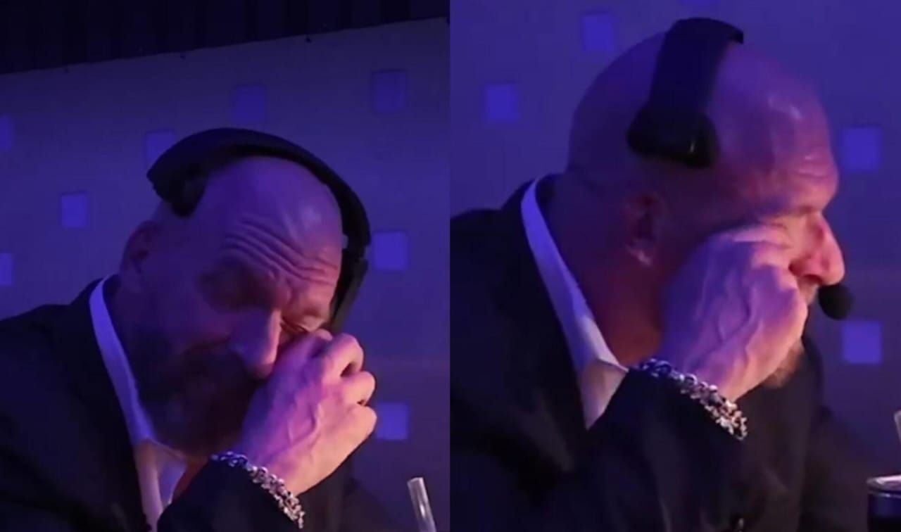 Emotional Triple H at Wrestlepalooza. [Image credits: WWE on X (Twitter)]