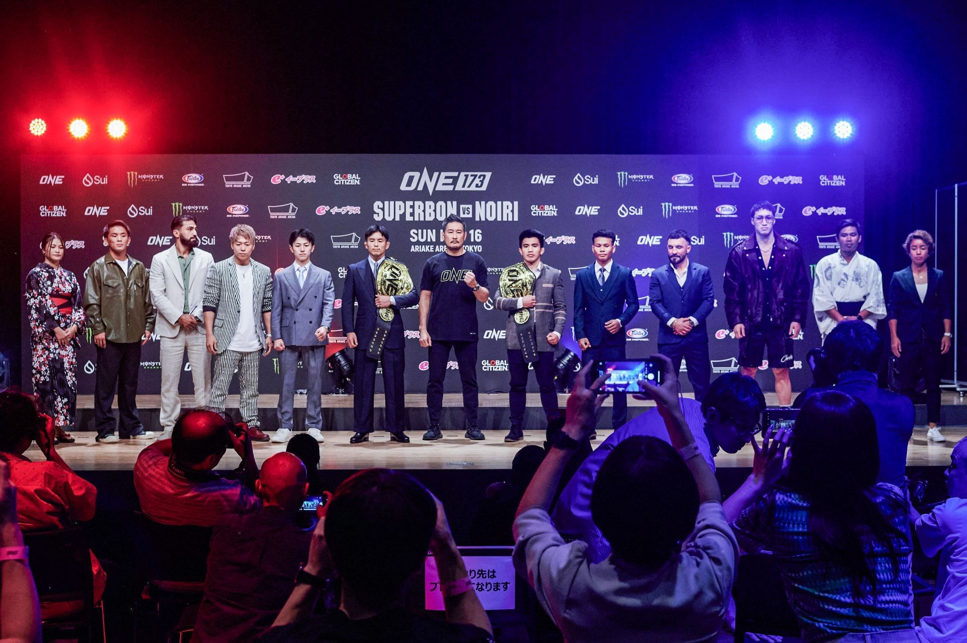 The cast of ONE 173 is ready to rumble inside Ariake Arena on Sunday, November 16. [Image: ONE Championship]