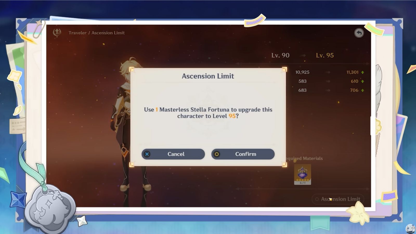 Masterless Stella Fortuna will be added from the upcoming Luna I version (Image via HoYoverse)