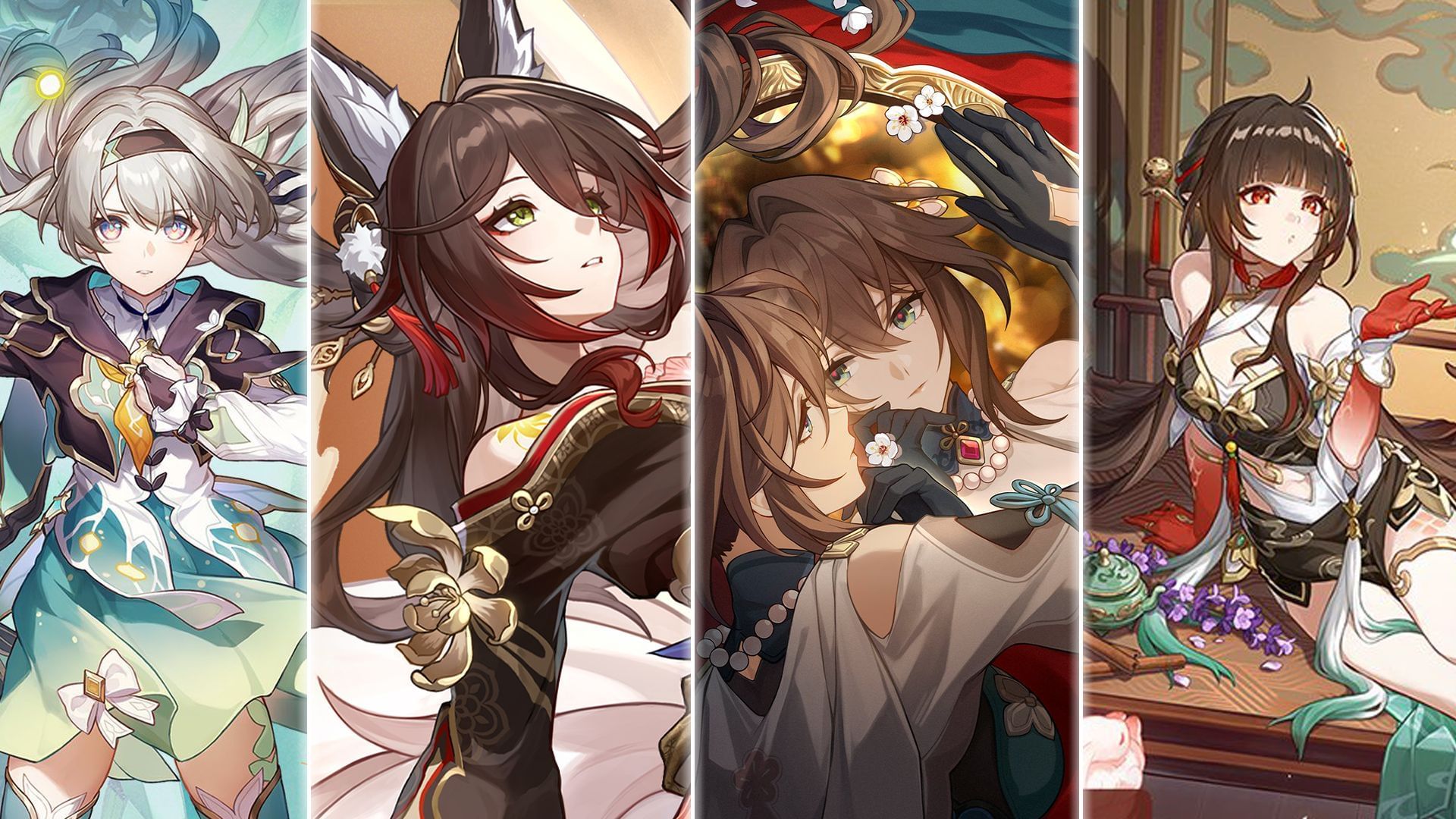 Firefly, Fugue, Ruan Mei, Lingsha (Image via Sportskeeda Gaming/HoYoverse)