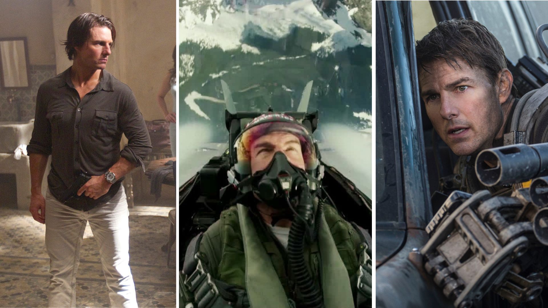 Mission: Impossible &ndash; Ghost Protocol, Top Gun: Maverick, Edge of Tomorrow