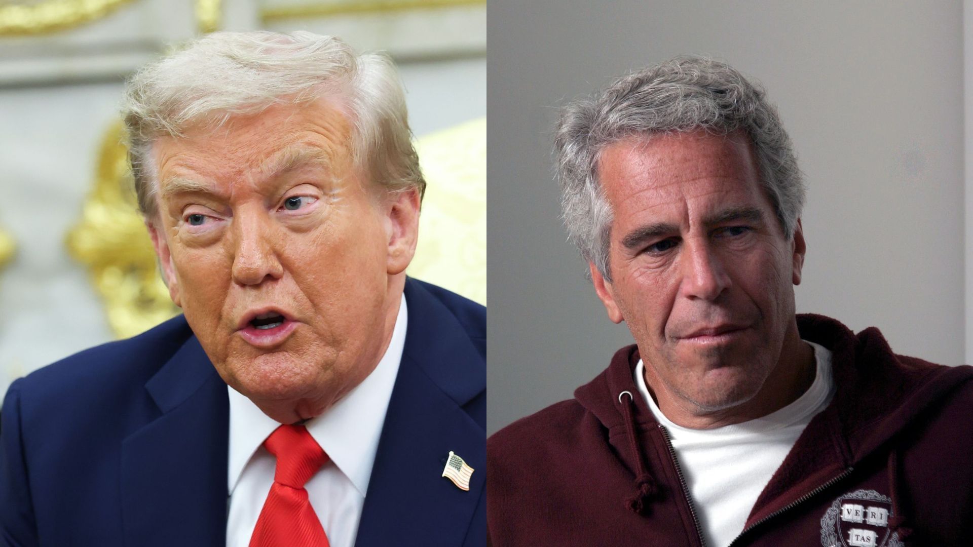 Trump, Epstein (Images via Getty)