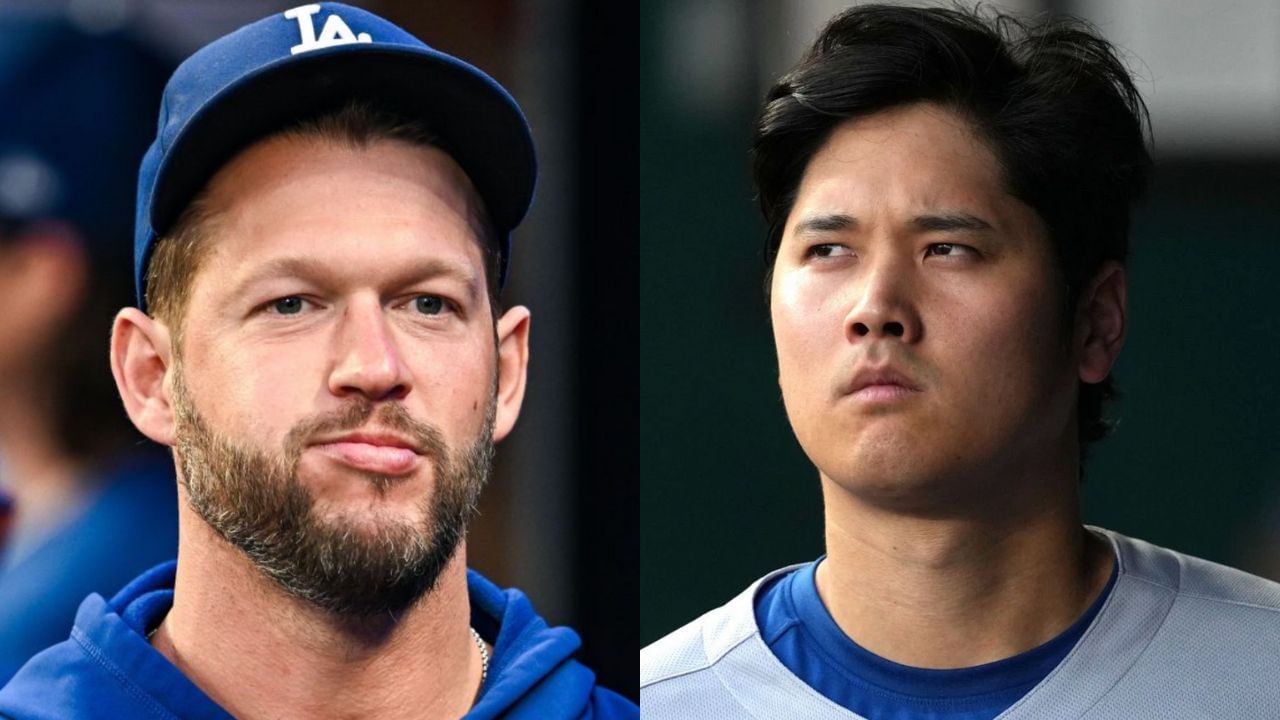 Clayton Kershaw (L), Shohei Ohtani (R) (Images from - Getty)