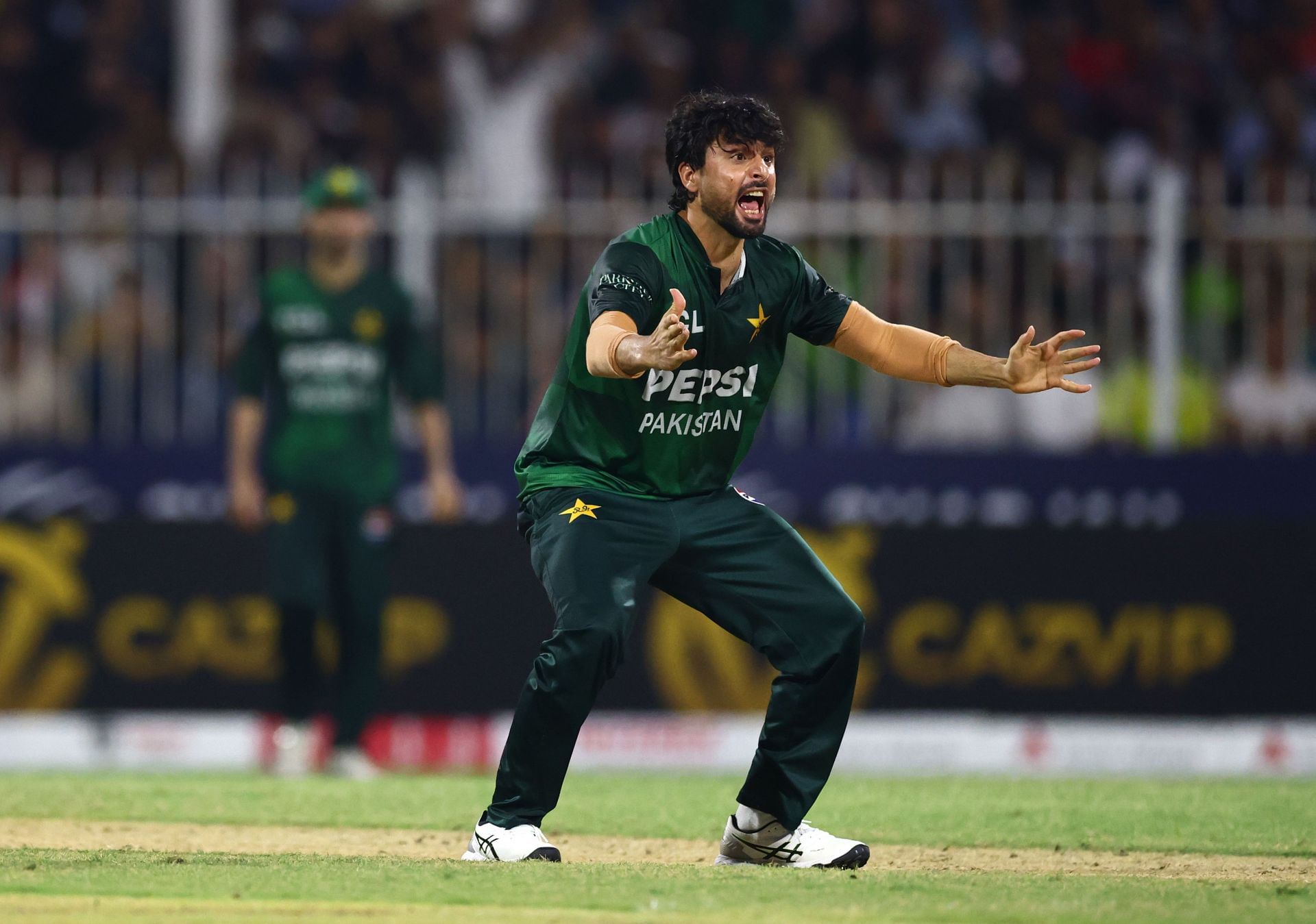 Abrar Ahmed conceded 42 runs in four overs in the Asia Cup 2025 Super Four clash between India and Pakistan. [P/C: Getty]