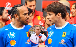 Martin Brundle claims Lewis Hamilton has made peace with the deficit he has against Charles Leclerc