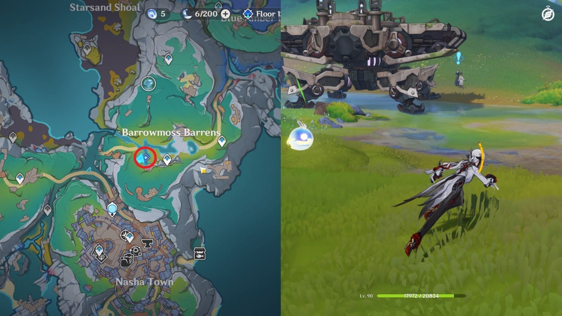 Location of the Team Rigor or Team Intuition quest (Image via HoYoverse)