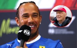 "Give them a**holes": Lewis Hamilton remembers Niki Lauda's weird pep talk when he was with him at Mercedes