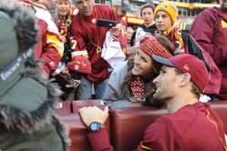 Kirk Cousins and wife Julie pose in all-black outfit as $180,000,000 QB reminisces life in Minnesota at Vikings vs. Falcons Week 2 game