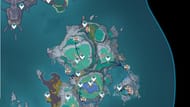 Locations of the remaining Frostnight Scion enemies in Lempo Isle (Image via Sportskeeda Gaming || HoYoverse)
