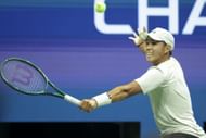 Tien in action at the 2025 US Open (Image Source: Getty)