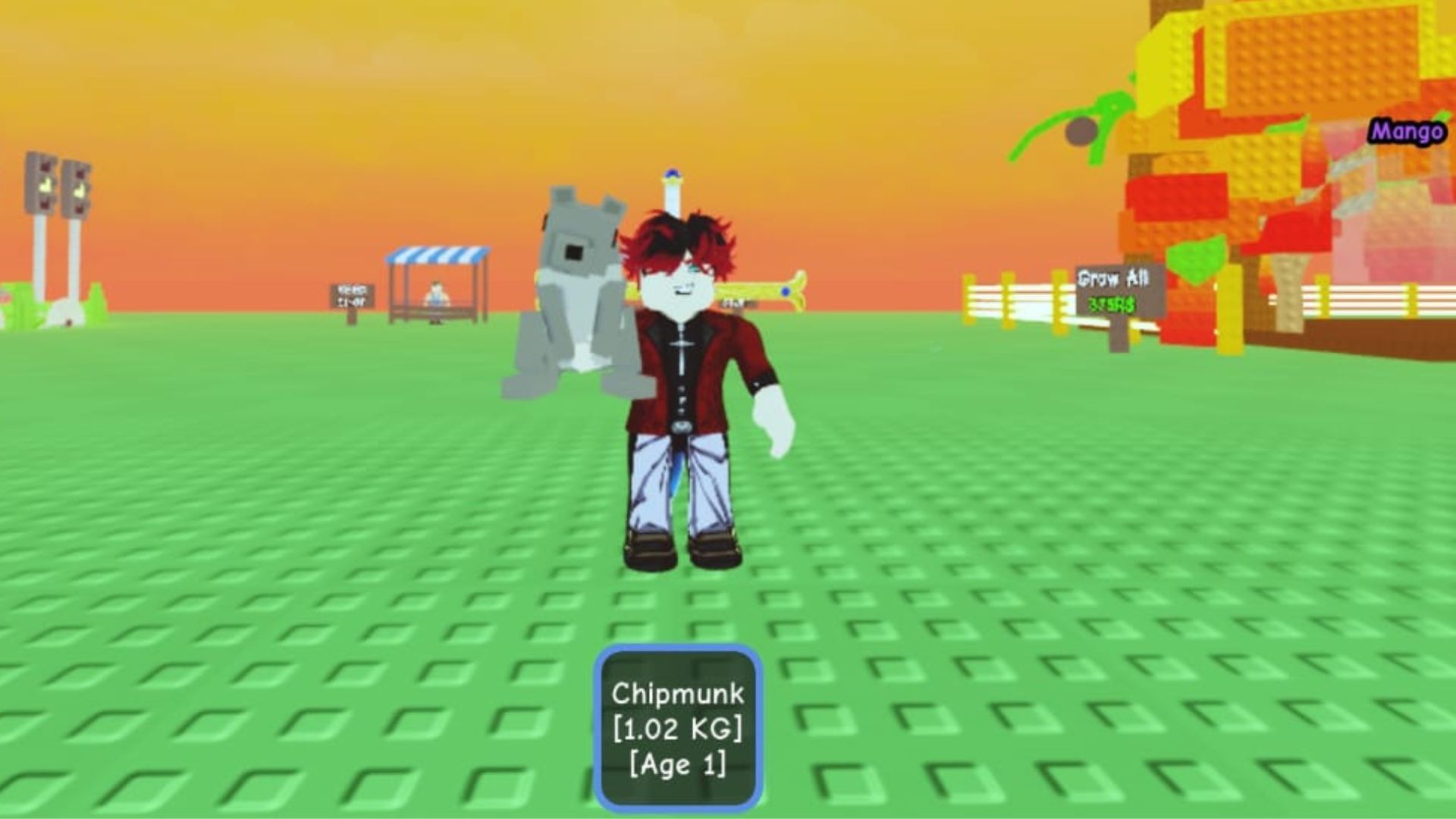 The in-game appearance of a Chipmunk (Image via Roblox)