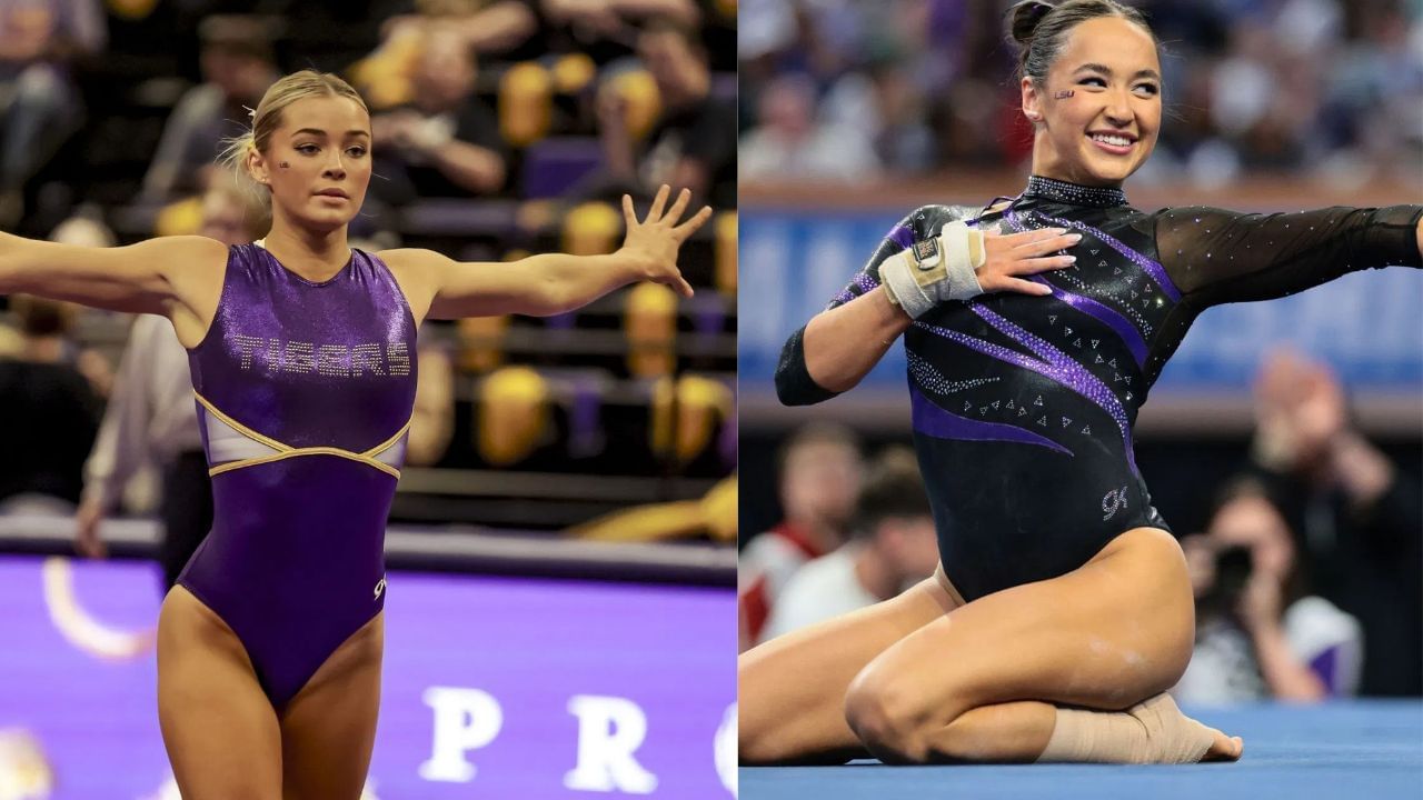 Olivia Dunne and Aleah Finnegan (Image via: Both Getty)