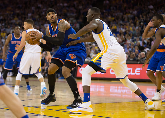 Draymond Green wastes no words backing Carmelo Anthony’s surprising statement