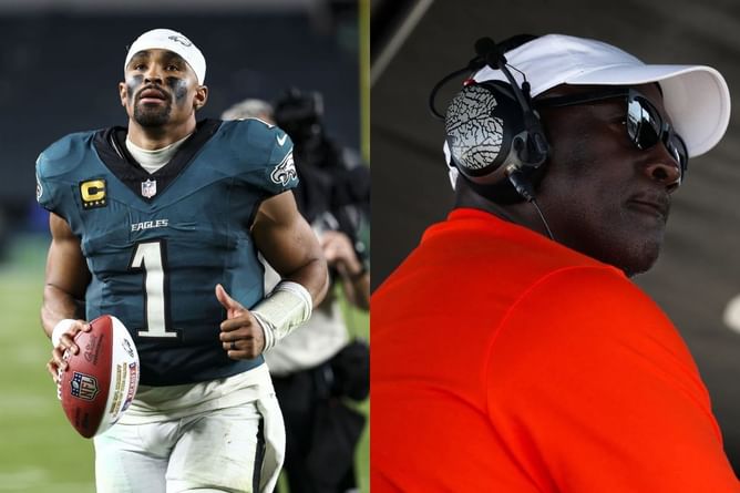 Jalen Hurts makes feelings known on $3,800,000,000-worth Michael Jordan attending Eagles' season opener vs. Cowboys