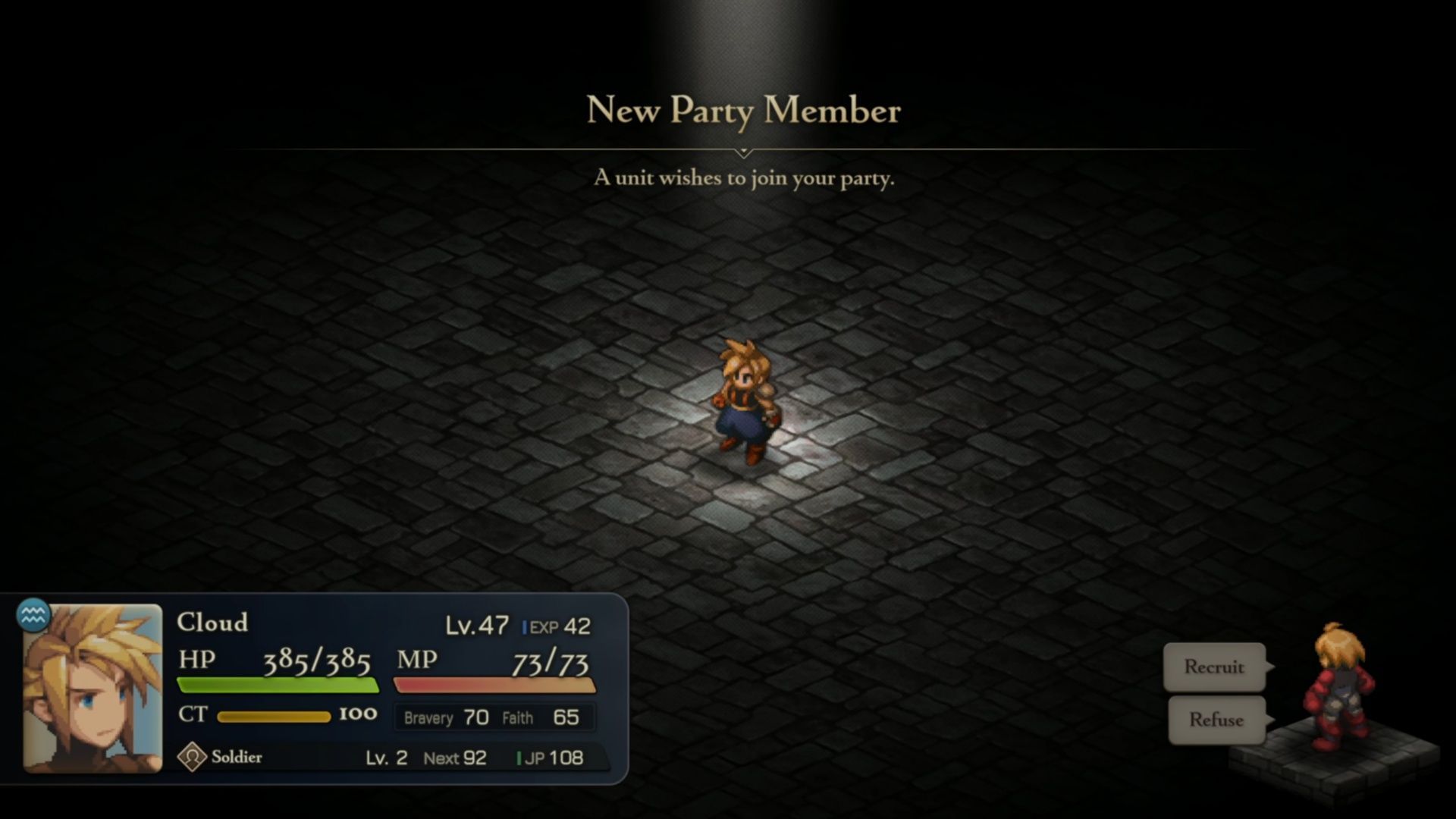 If you want to unlock everyone, it takes time and effort; it&#039;s worth it though (Image via Square Enix)