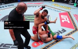 "FOTY contender" - Fan react as Rafa Garcia TKOs Jared Gordon in Noche UFC barnburner