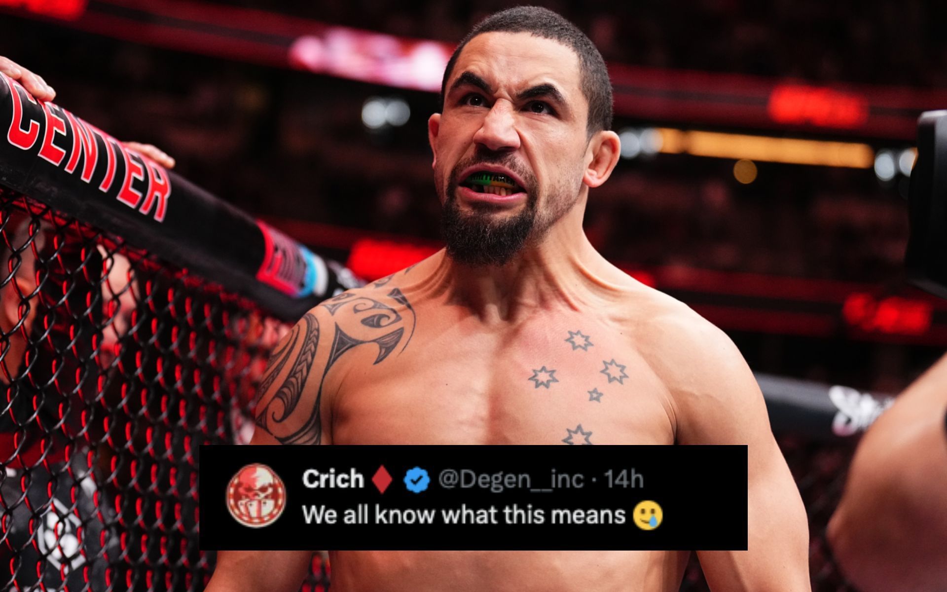 Fans react to Robert Whittaker debuting as a UFC desk analyst. [Image courtesy: Getty Images]