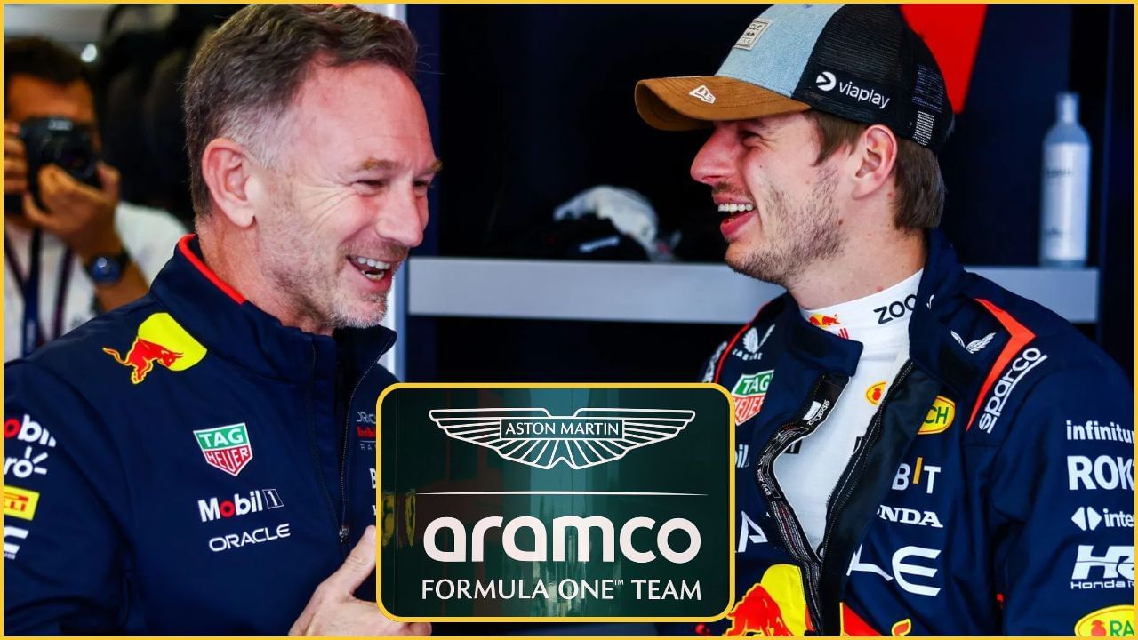 Christian Horner with Max Verstappen | Image via Getty
