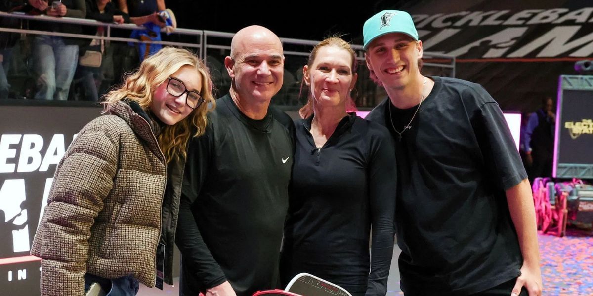 Andre Agassi and Steffi Graf