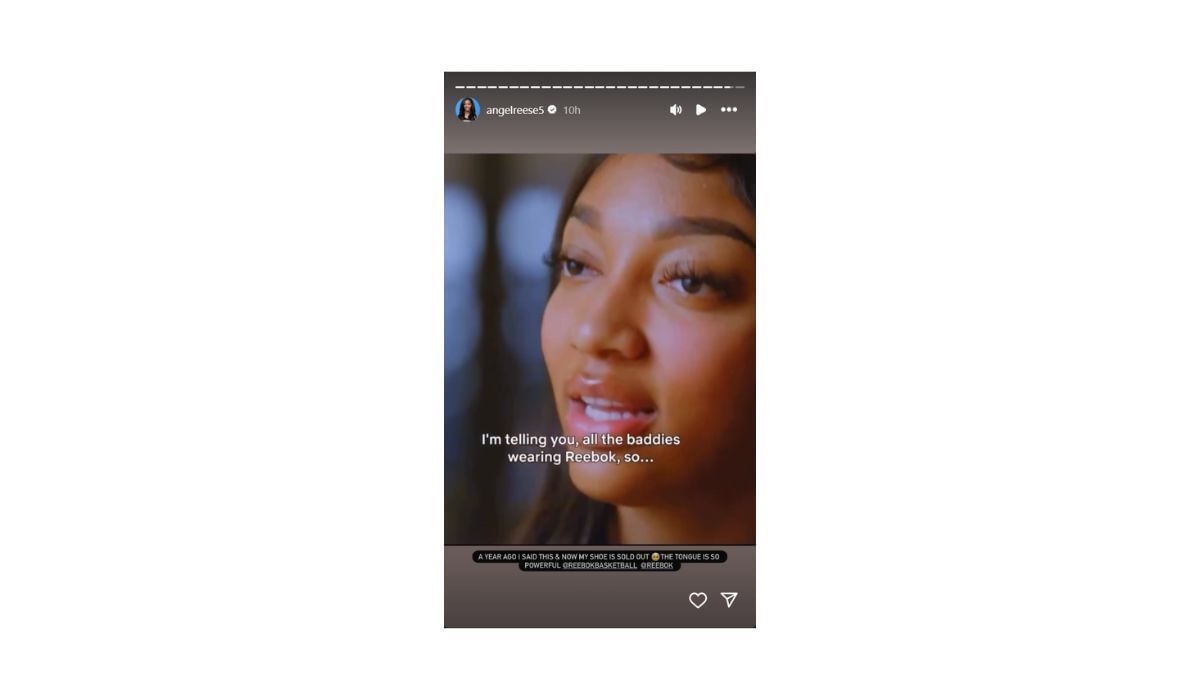 Angel Reese shares her full circle moment on Instagram (Source: Reese/IG)