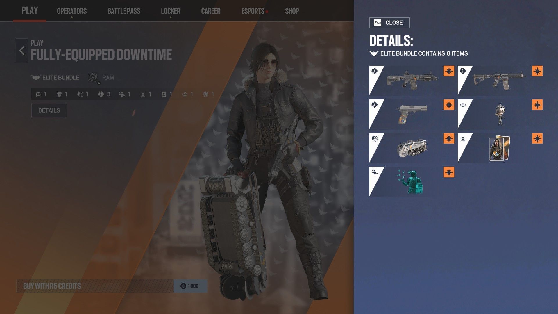 Different items included in the Ram Elite bundle (Image via Ubisoft)