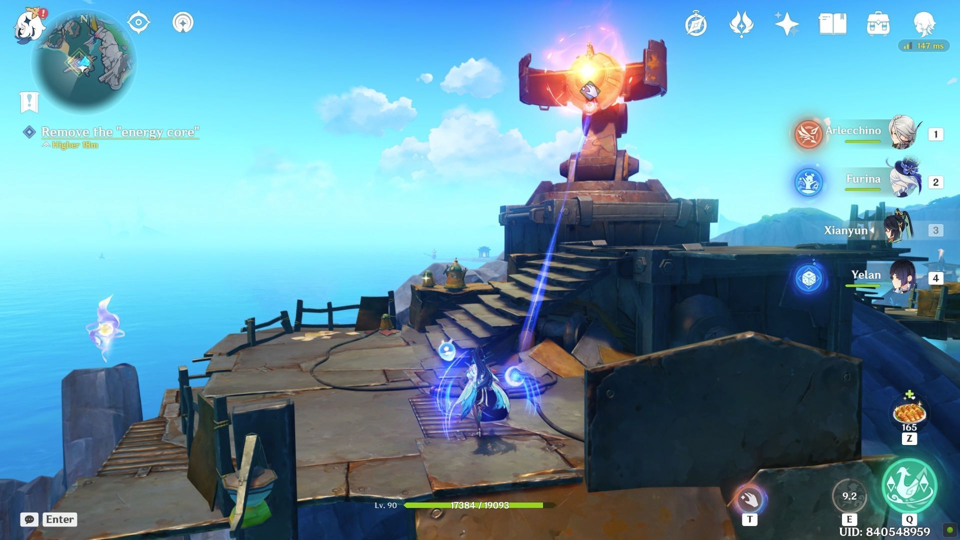 Remove the energy from the hazardous device (Image via HoYoverse)