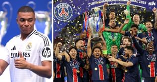 Real Madrid star Kylian Mbappe provides honest response when asked about how he felt after ex-team PSG won the UCL