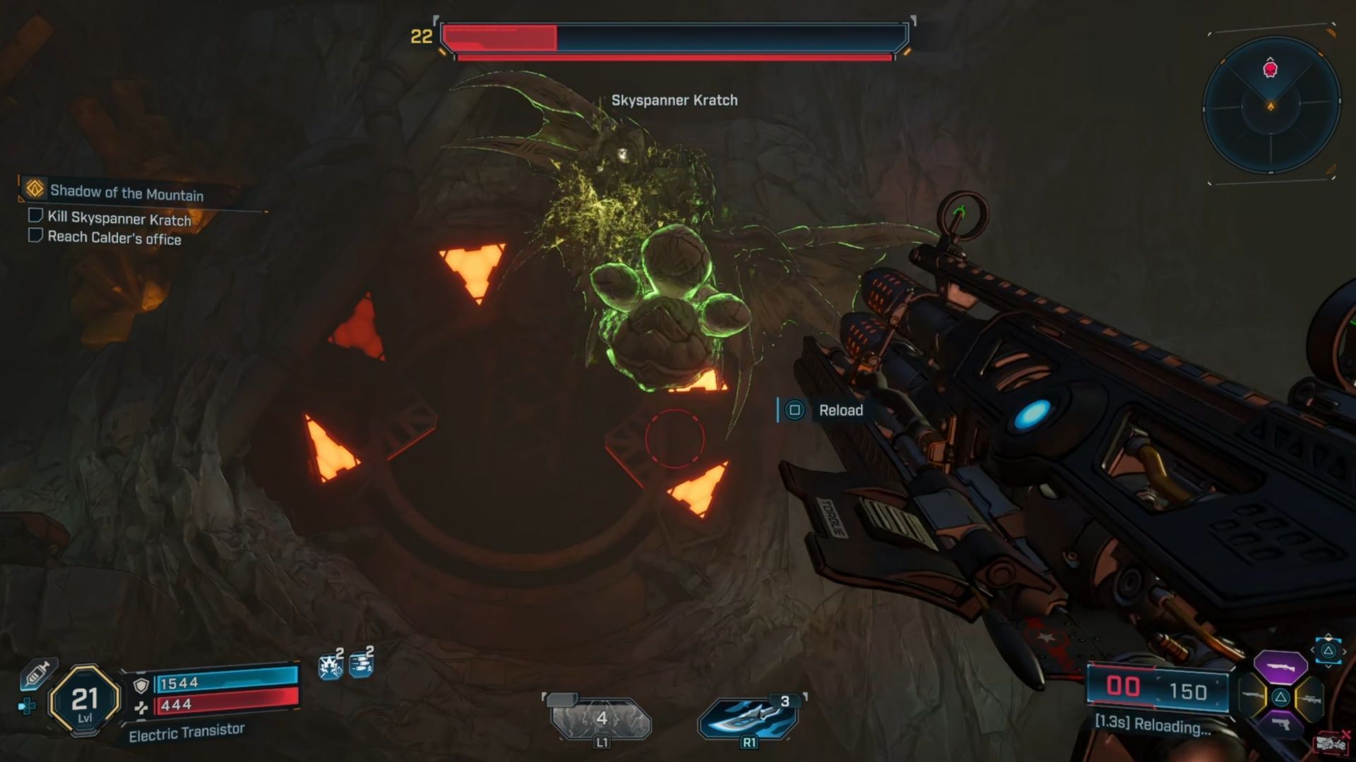 Flying bosses are not fun, not one bit. But Specters sure help (Image via 2K Games)