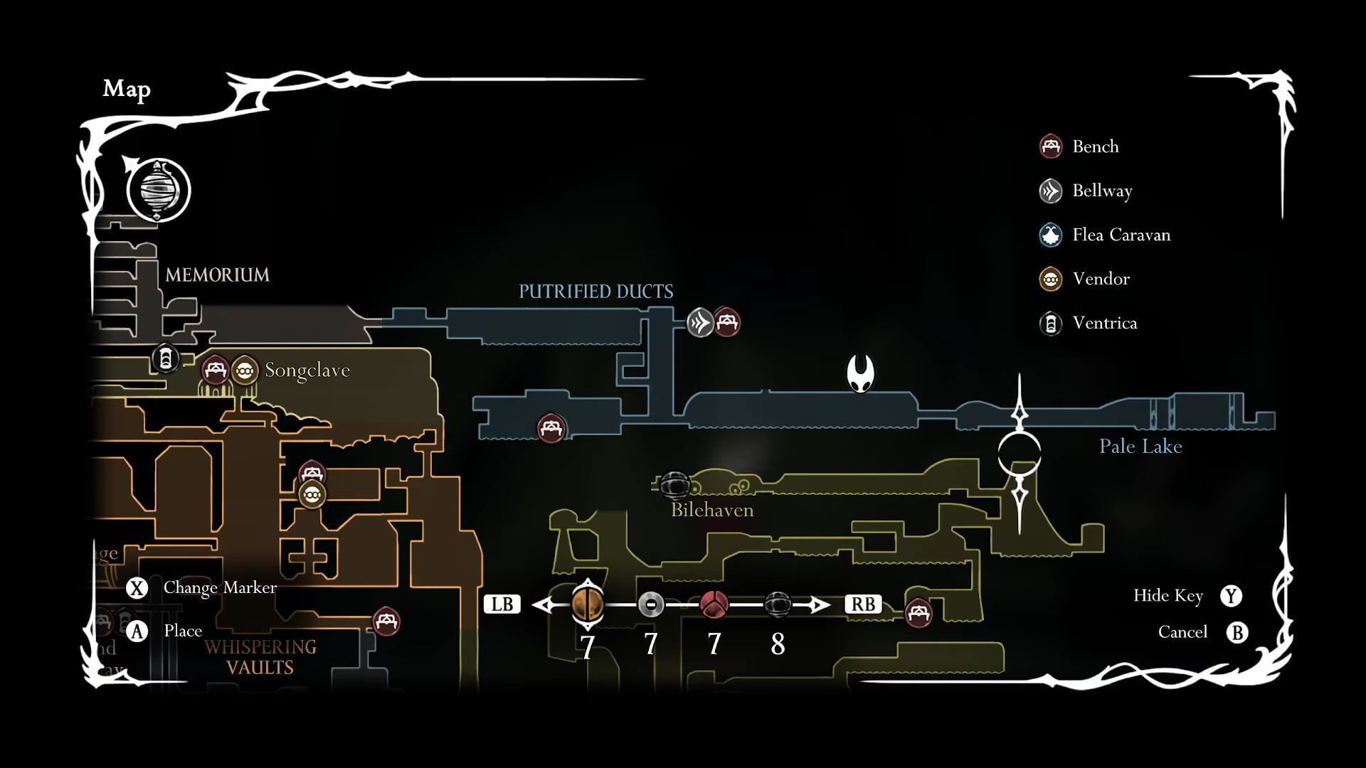 Located deep within the Purified Ducts (Image via Team Cherry/ Henrogue)