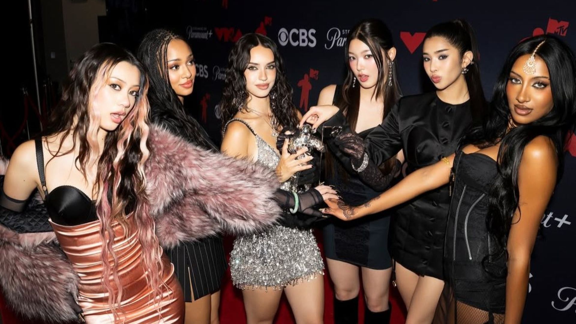 KATSEYE&#039;s first VMA win for Touch (Image via Instagram/@katseyeworld)