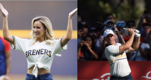 Paige Spiranac demands "life ban" as Rory McIlroy's wife Erica Stoll gets beer thrown on her