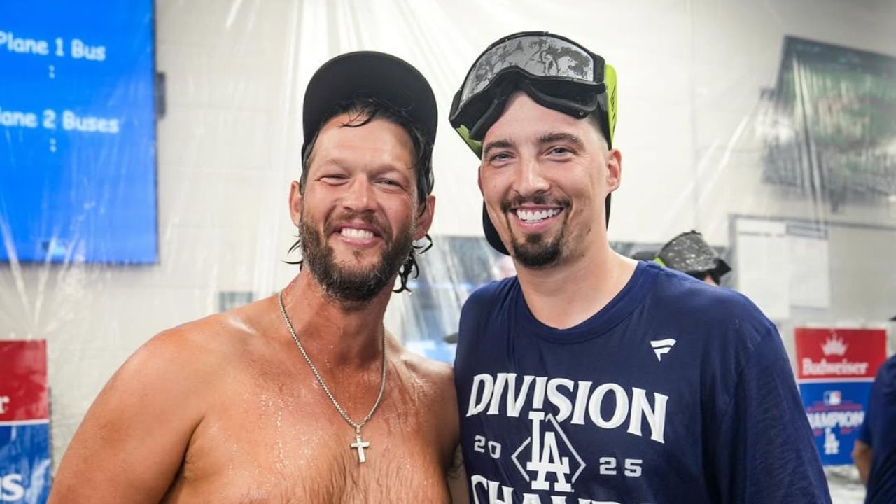 Blake Snell gives playful shoutout to Clayton Kershaw after Dodgers&rsquo; 8-0 division-clinching win. Credit: Blake Snell/Instagram