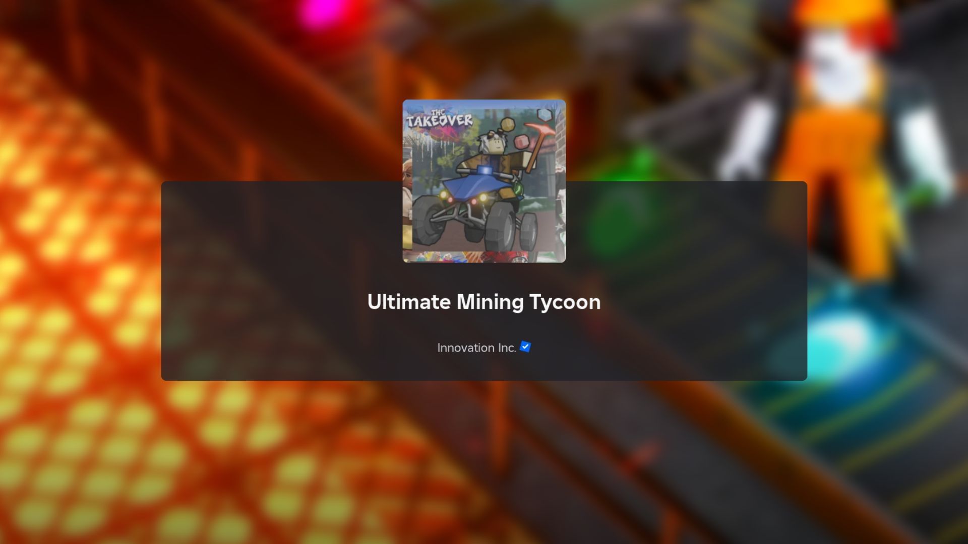Completing The Takeover challenges in Ultimate Mining Tycoon (Image via Roblox)