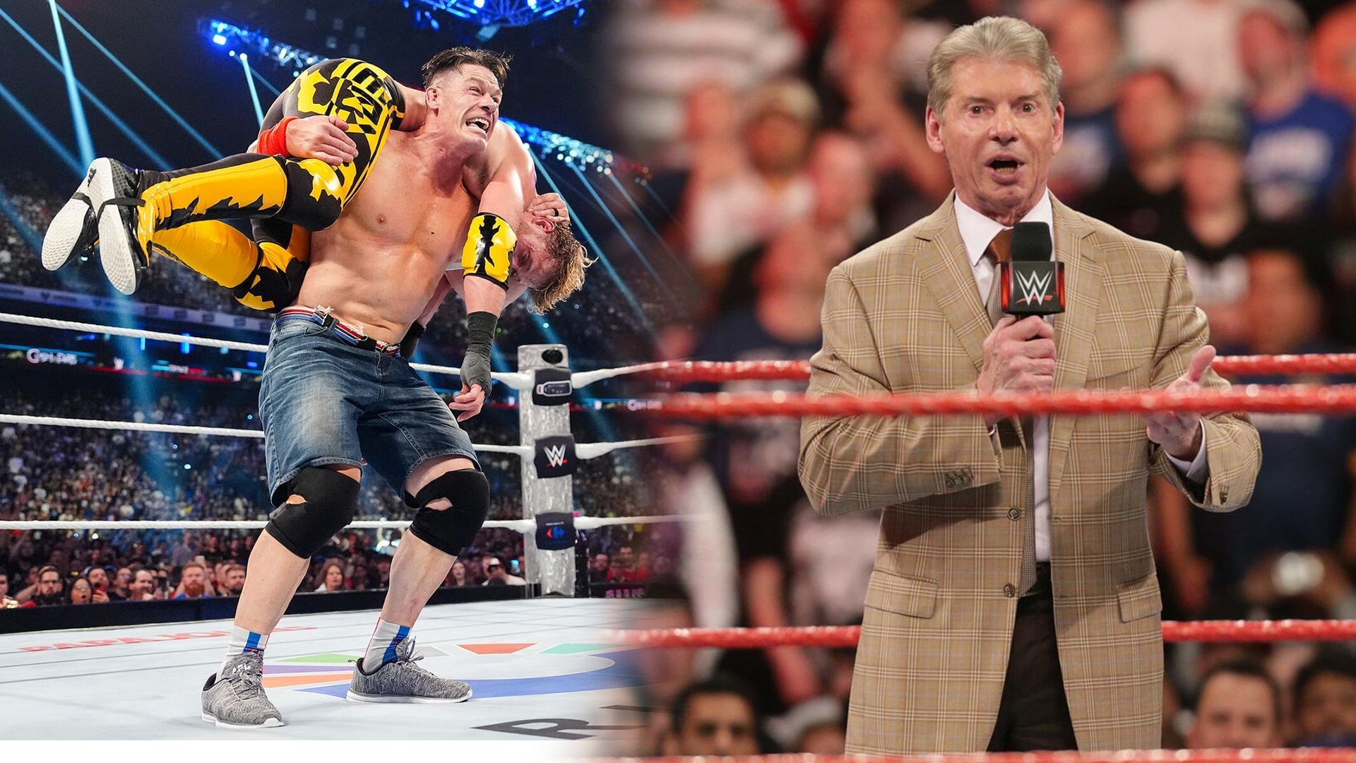 John Cena &amp; Vince McMahon! (Credits: WWE.Com)