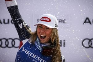 Mikaela Shiffrin rocks stylish all-white fit at U.S. Ski & Snowboard's partner Stifel's annual fundraiser