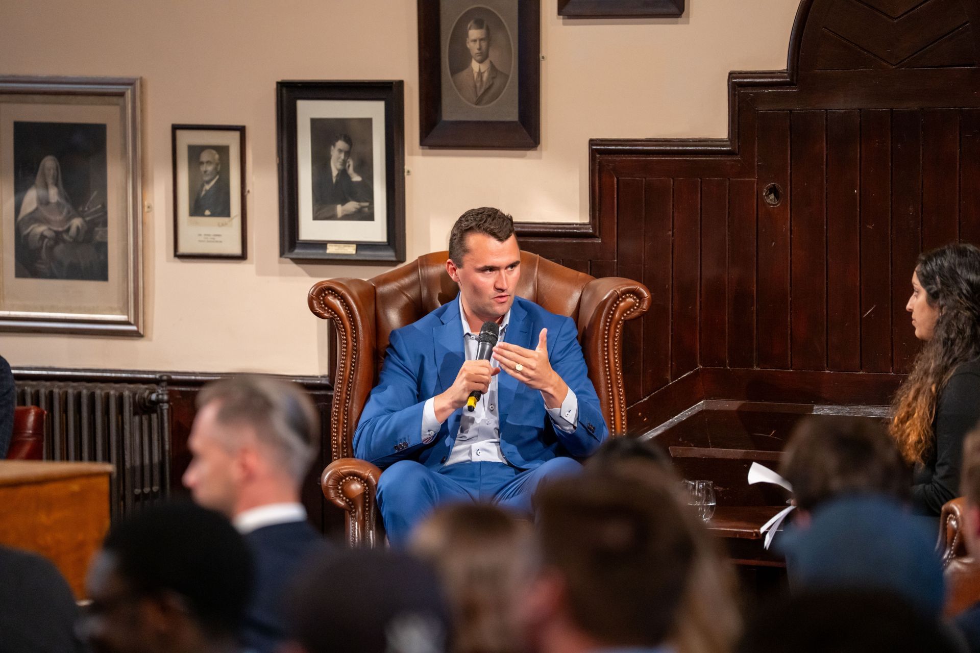 Charlie Kirk Speaks At The Cambridge Union - Source: Getty