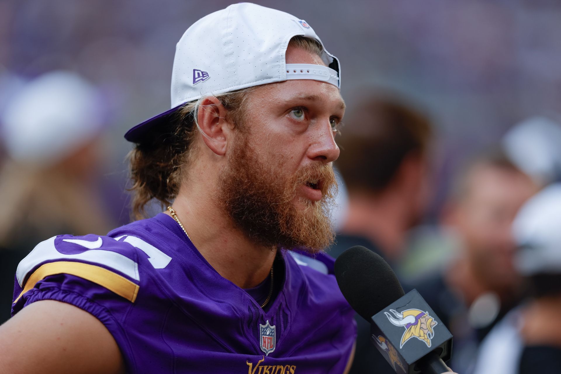 T.J. Hockenson at Preseason Texans at Vikings - Source: Getty