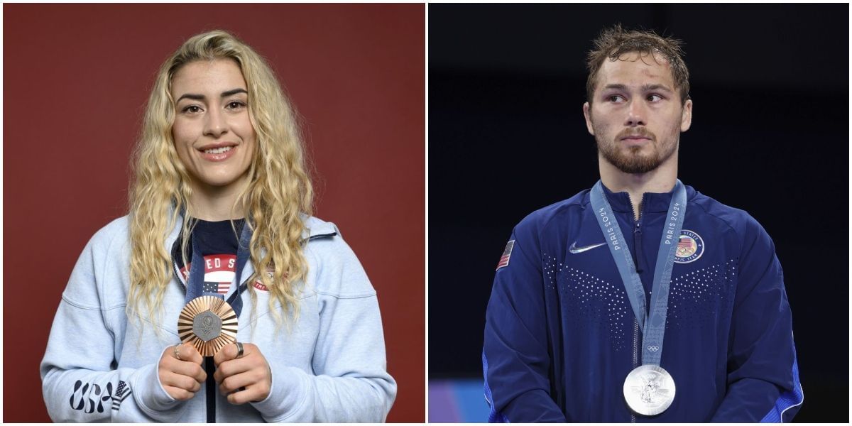 Helen Maroulis and Spencer Lee