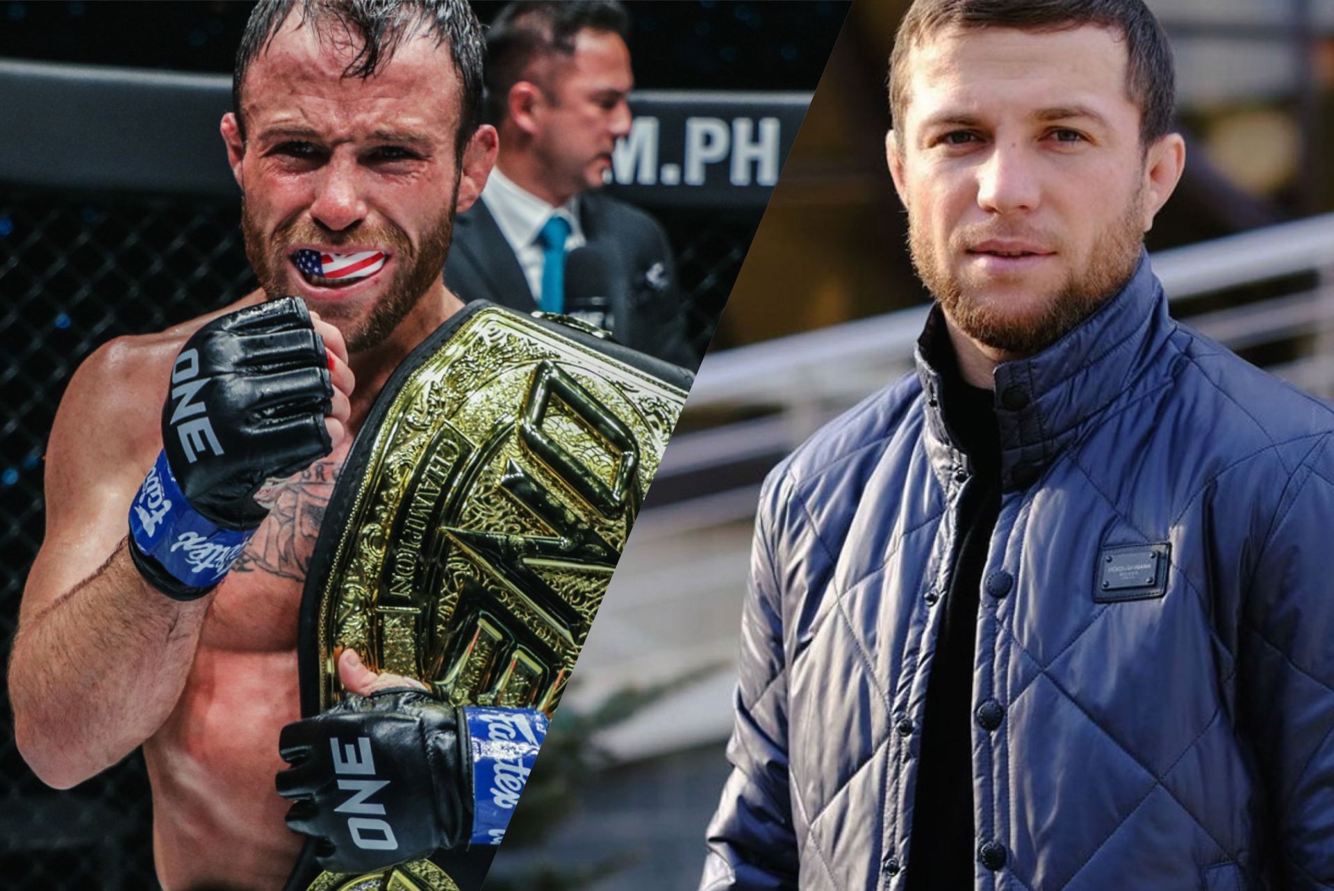 (From left) Jarred Brooks and Mansur Malachiev. [Images: ONE Championship]