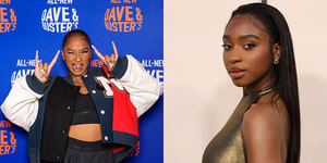Jordan Chiles hypes Normani as singer poses in stylish velvet black fit at Jonas Brothers show